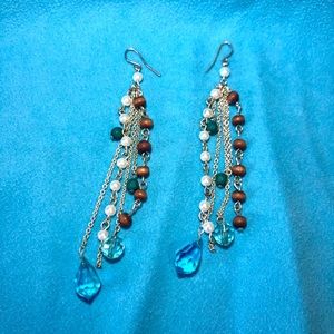 Lovely Long Beaded Earrings
